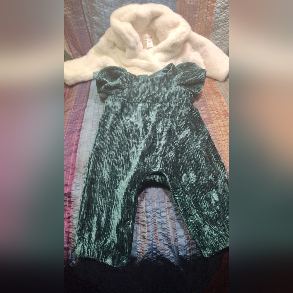 2 Piece " Cat & Jack " 0-3 Month Infant Girl Clothing ( #1 )